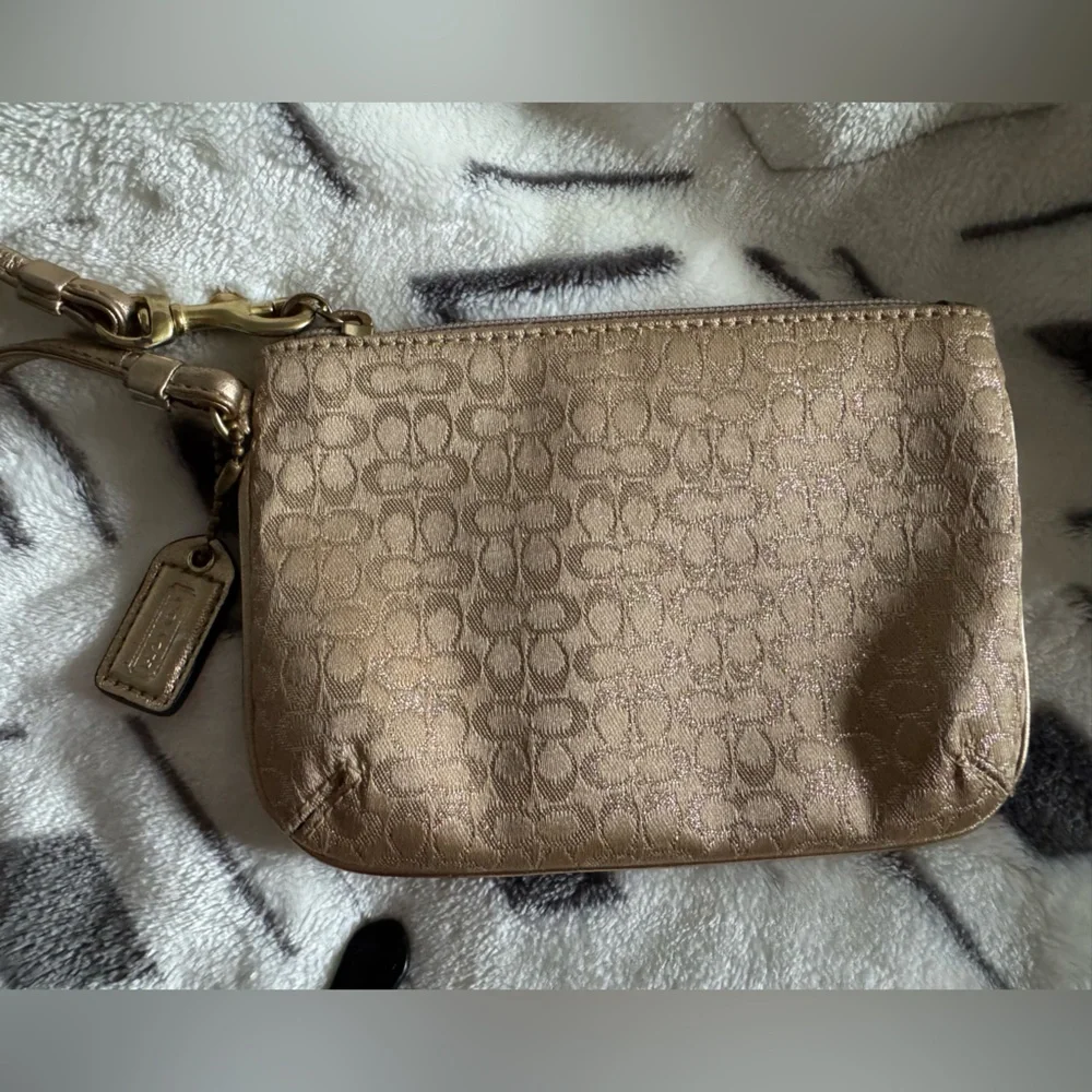 Coach Black and Gold Wristlets - Picture 6 of 9